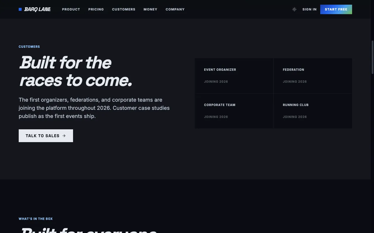 Barqlane product screenshot